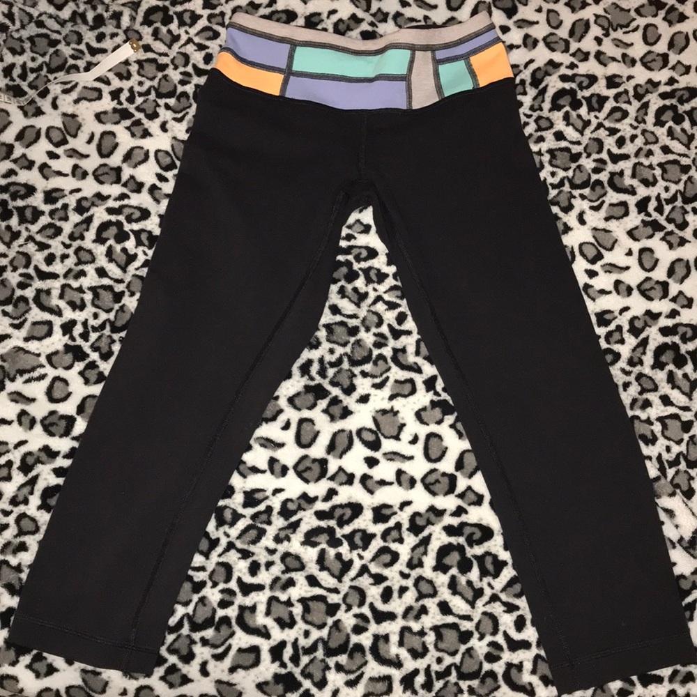 Lululemon Wunder Under workout Crop leggings